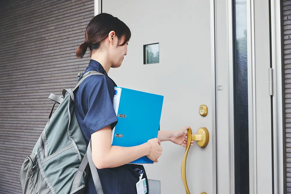 訪問看護 訪問看護とは トータルケア リカルド 訪問看護イメージ 看護師対談 看護師の声